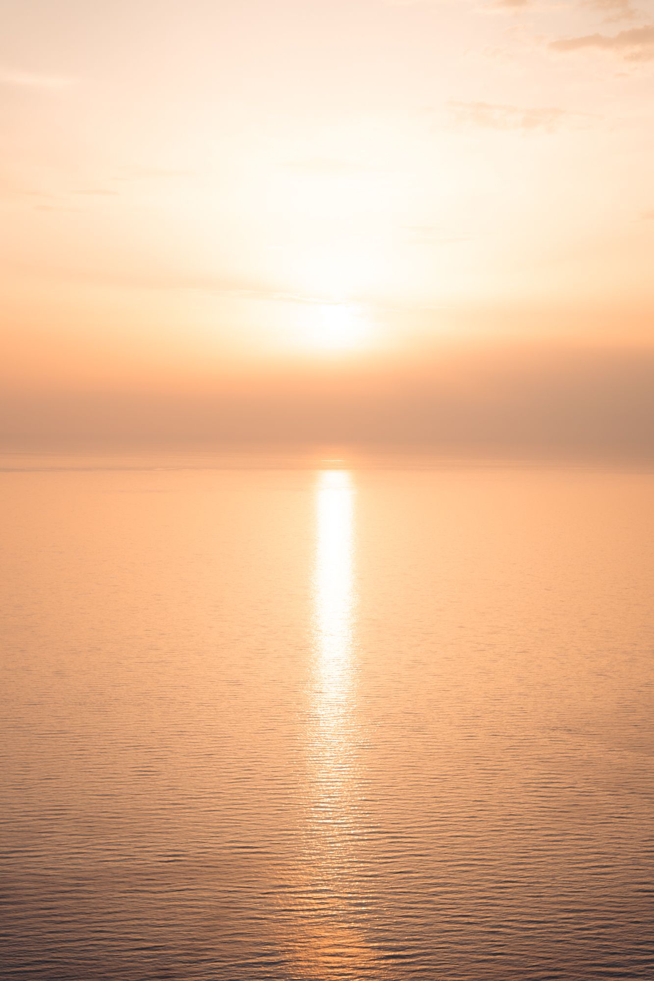 coucher de soleil en corse