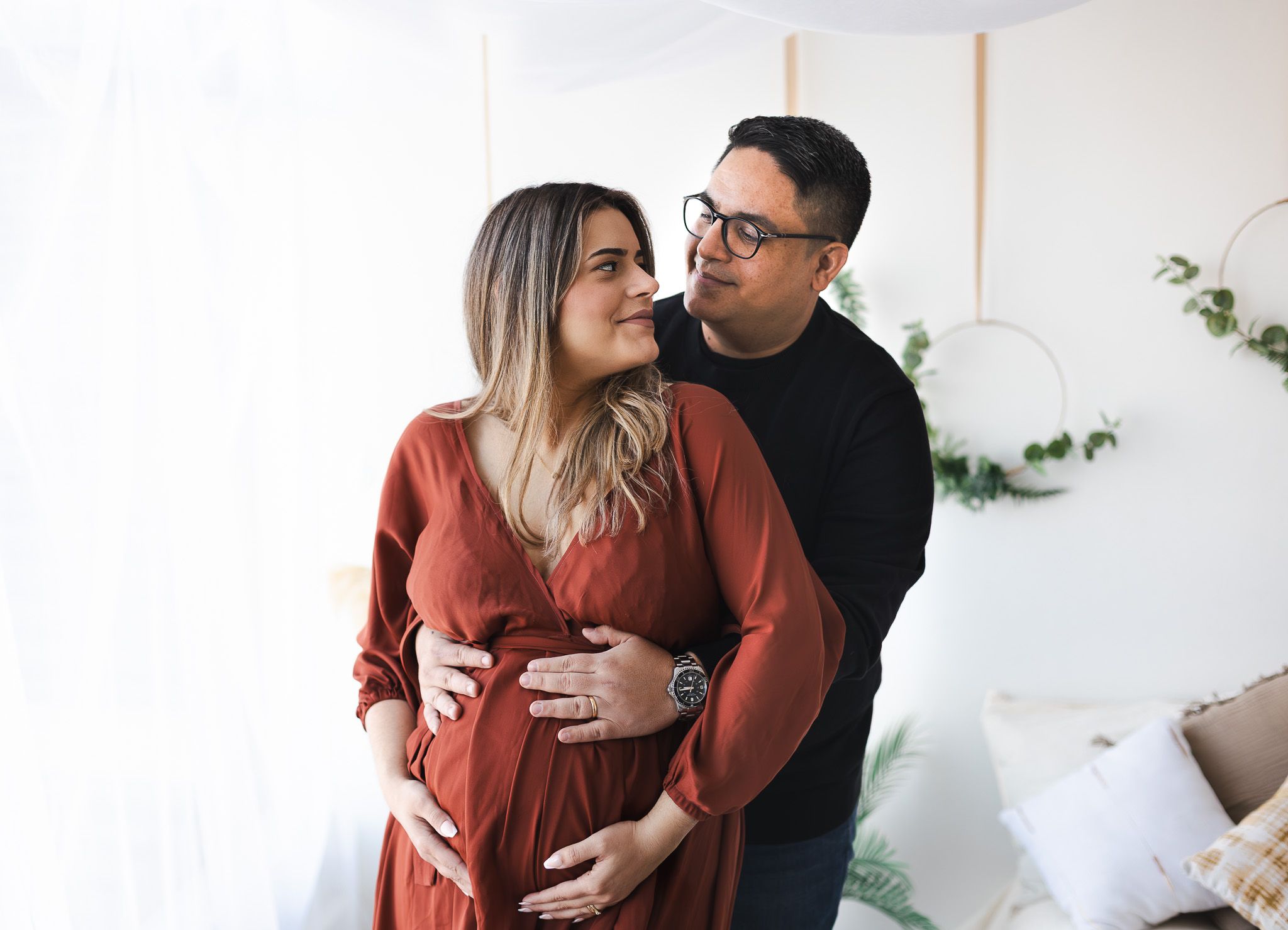 min fotografia chile sesiones embarazada estudio