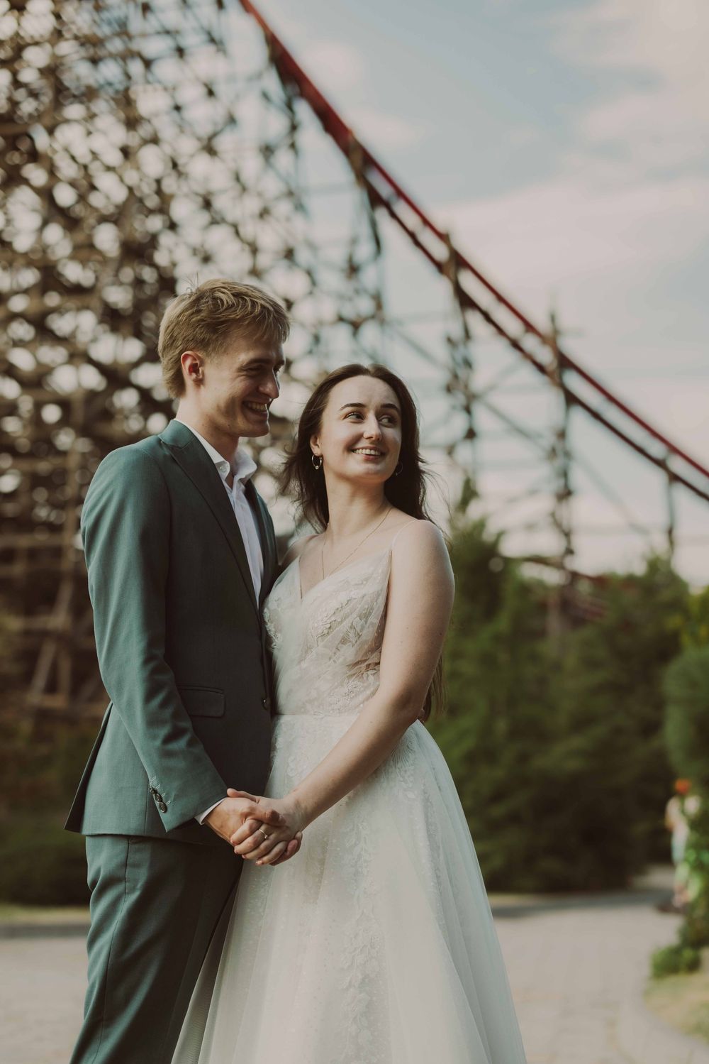 Sesja poślubna w Energylandii, nowoczesna fotografia ślubna