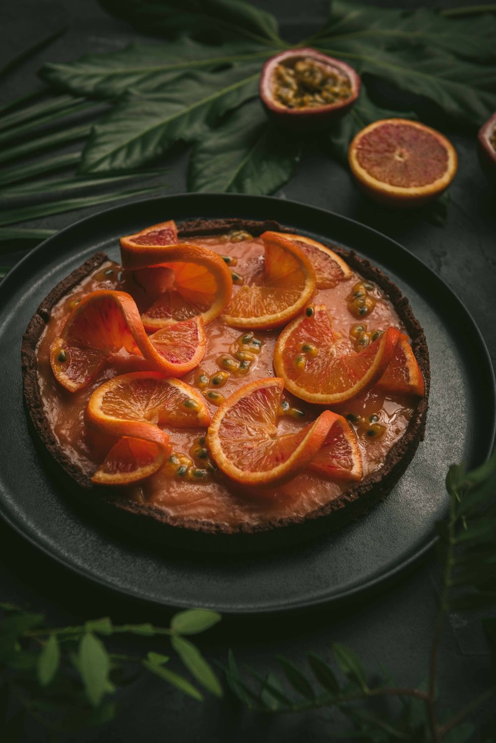 Tarte aux agrumes - Photo de Mélanie Rousselle, photographe culinaire Vélizy