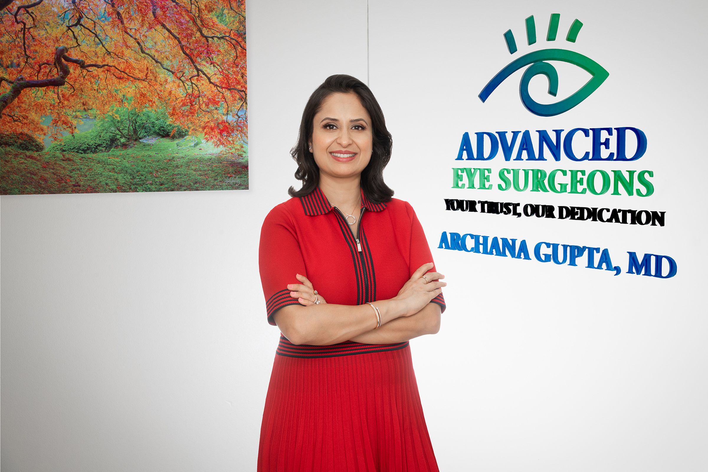 Dr. Gupta Advanced Eye Surgeons portrait Jeffrey Tholl photography