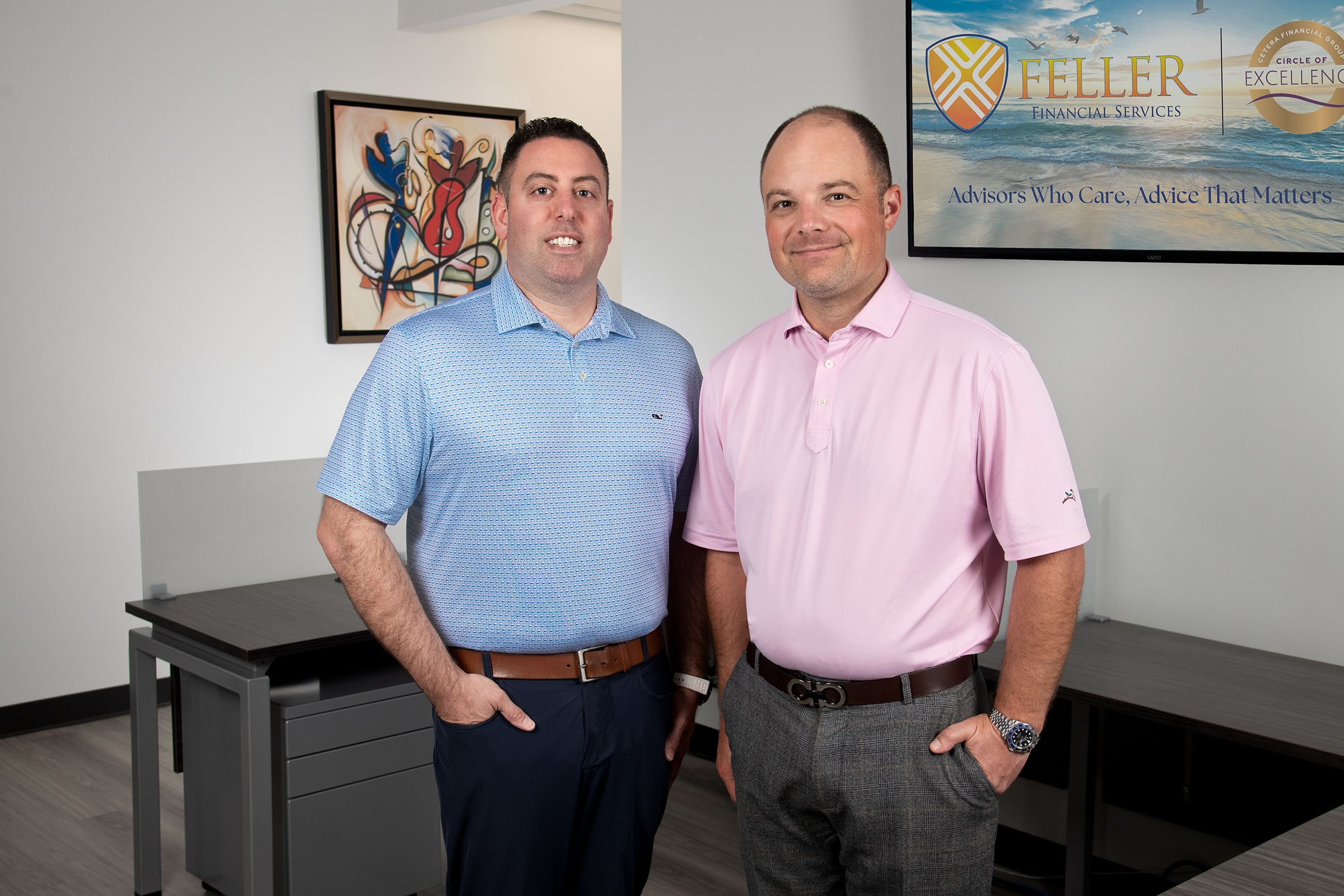 Feller Financial Services office portrait Jeffrey Tholl photography