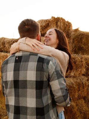 couple hugging