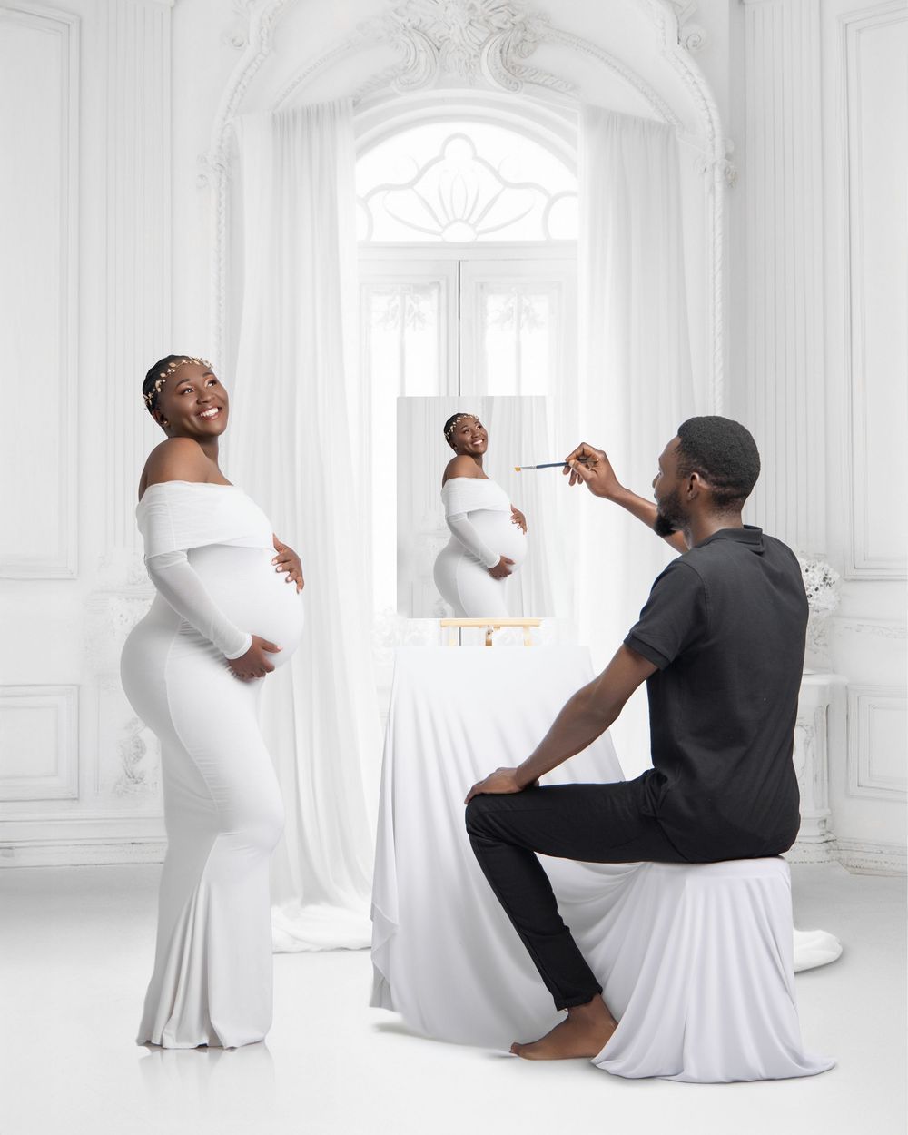 Maternity Painting shot