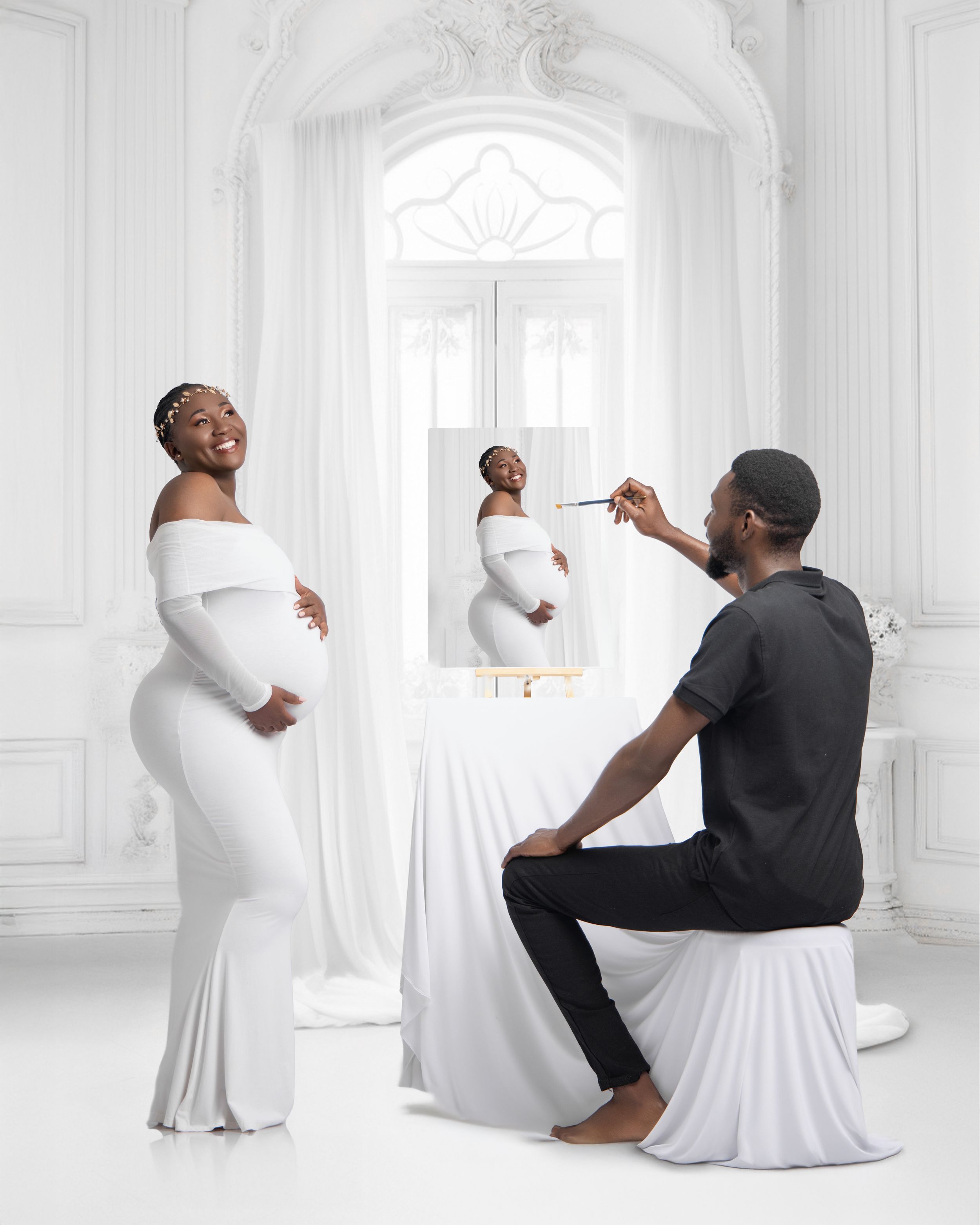 Maternity Painting shot