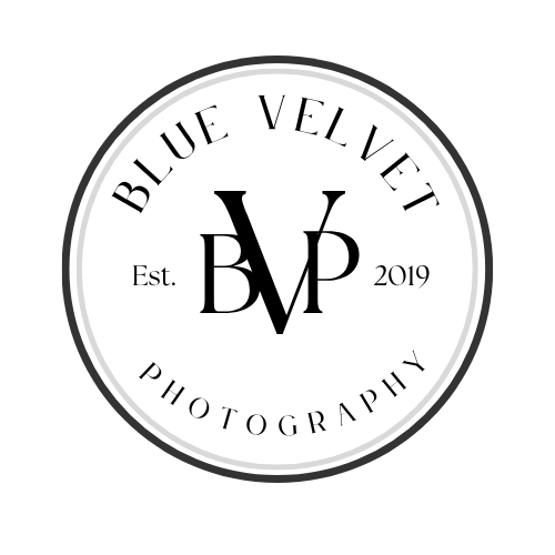 Elegant circular photography business logo set with vintage typography and minimalist design elements in black.