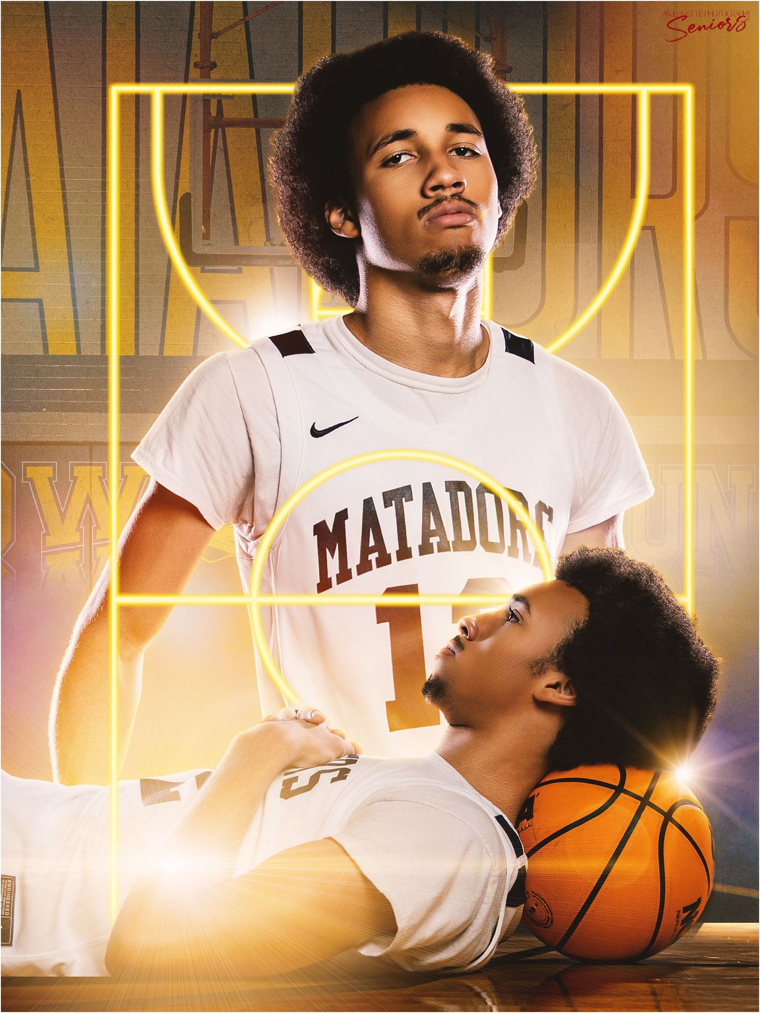 Team Banner Pictures by Anjeanette Photography Graduation High School Seniors AZ Sports  Phoenix Arizona