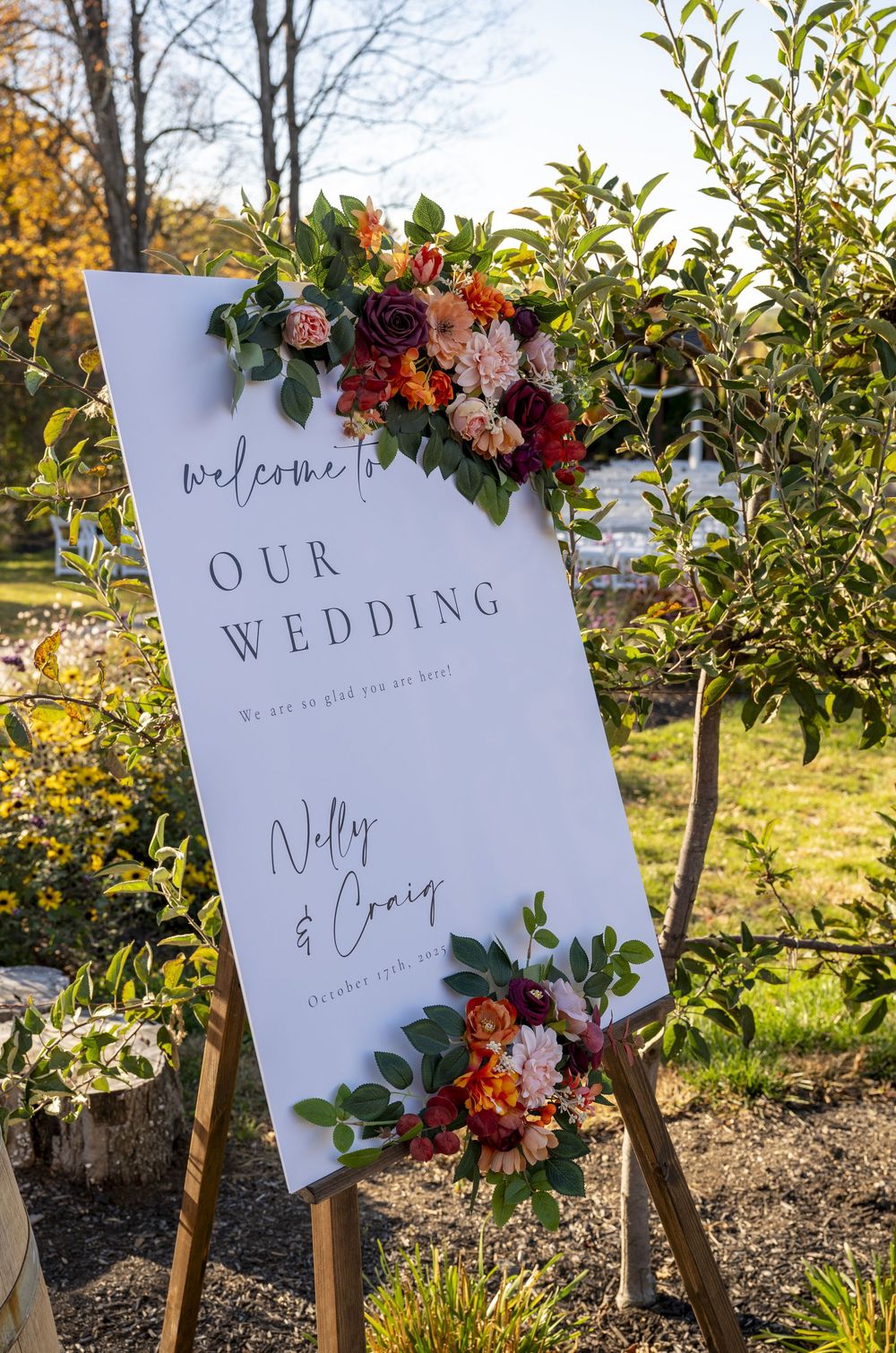 Colorful Fall Wedding at The Barn at Merry Hill  New England Wedding Photography