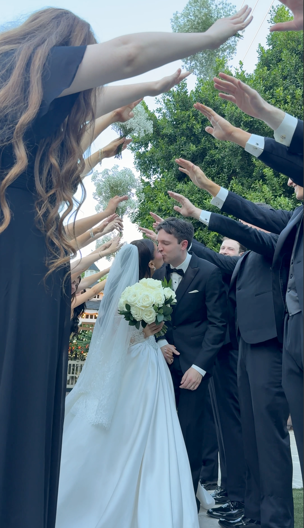 Wedding day behind-the-scenes photo showing real moments couples don’t see