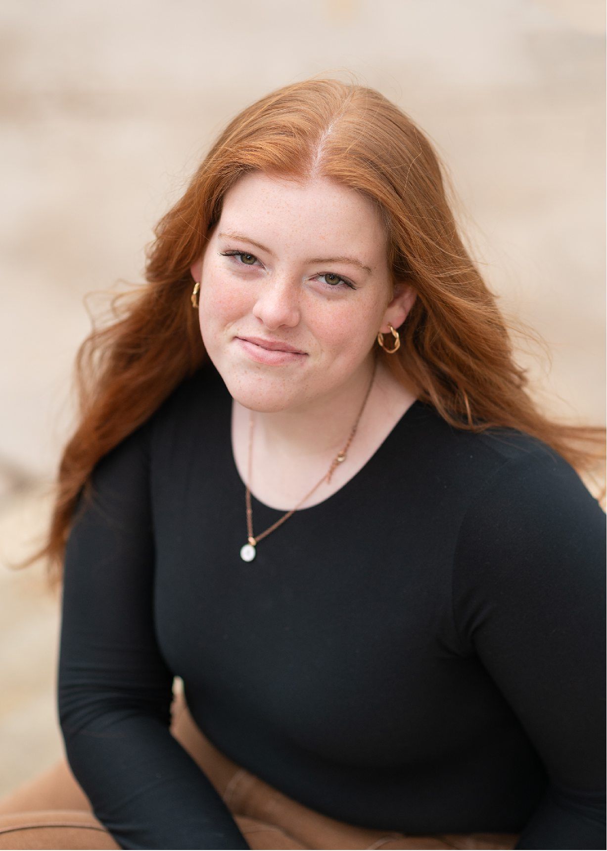 Audition Headshots of Teenage Girl taken in Downtown Bartlesville by Bartlesville Photographer Kristi Bray