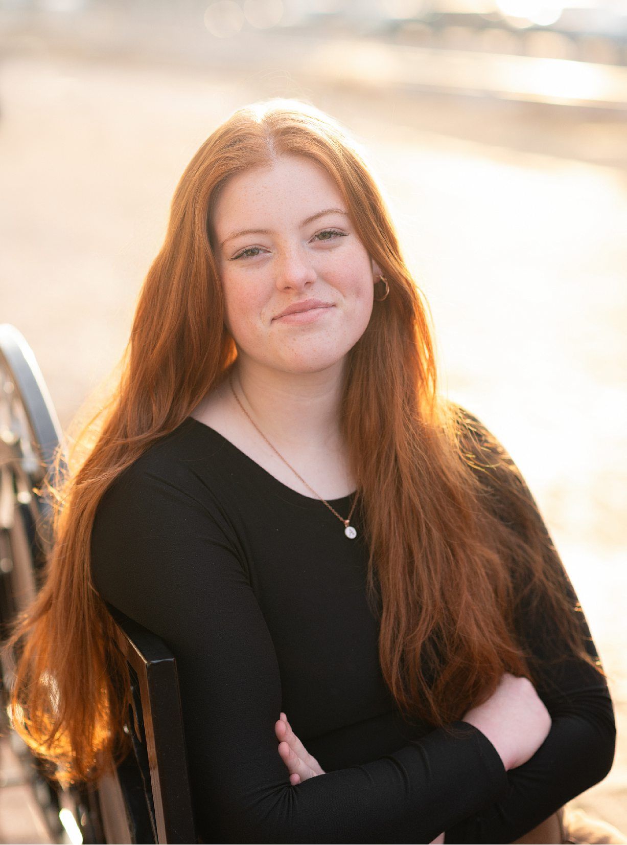Audition Headshots of Teenage Girl taken in Downtown Bartlesville by Bartlesville Photographer Kristi Bray