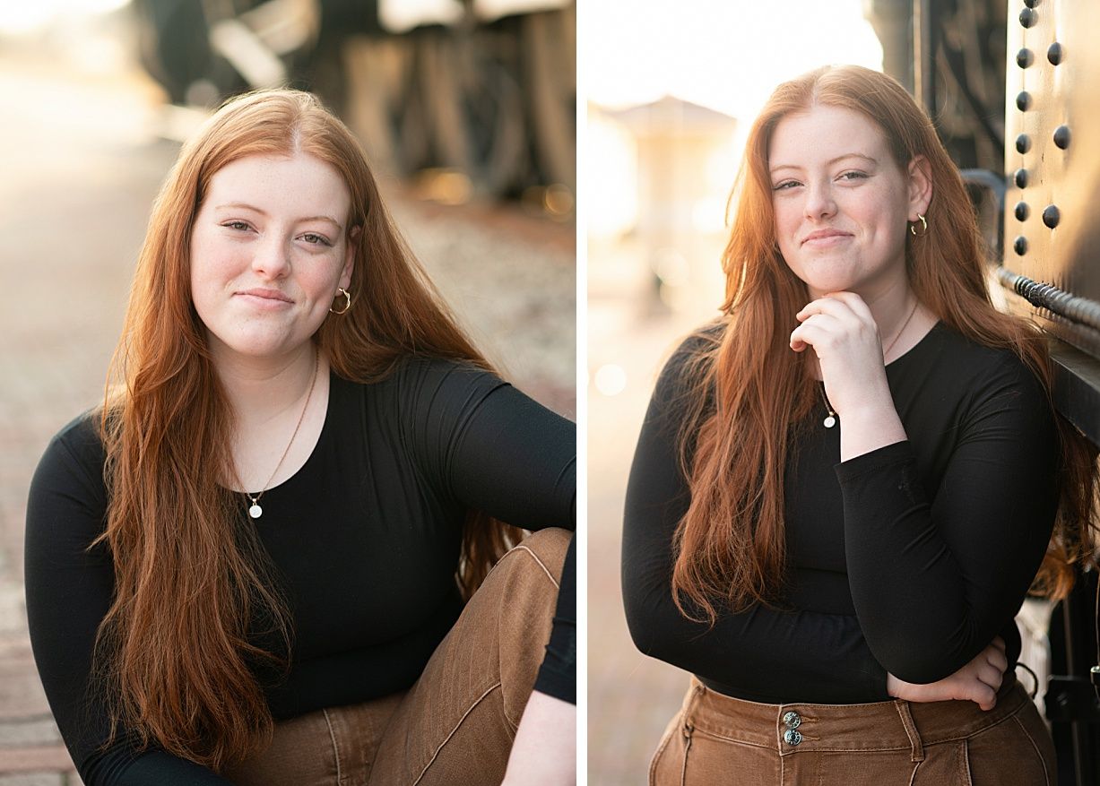 Audition Headshots of Teenage Girl taken in Downtown Bartlesville by Bartlesville Photographer Kristi Bray