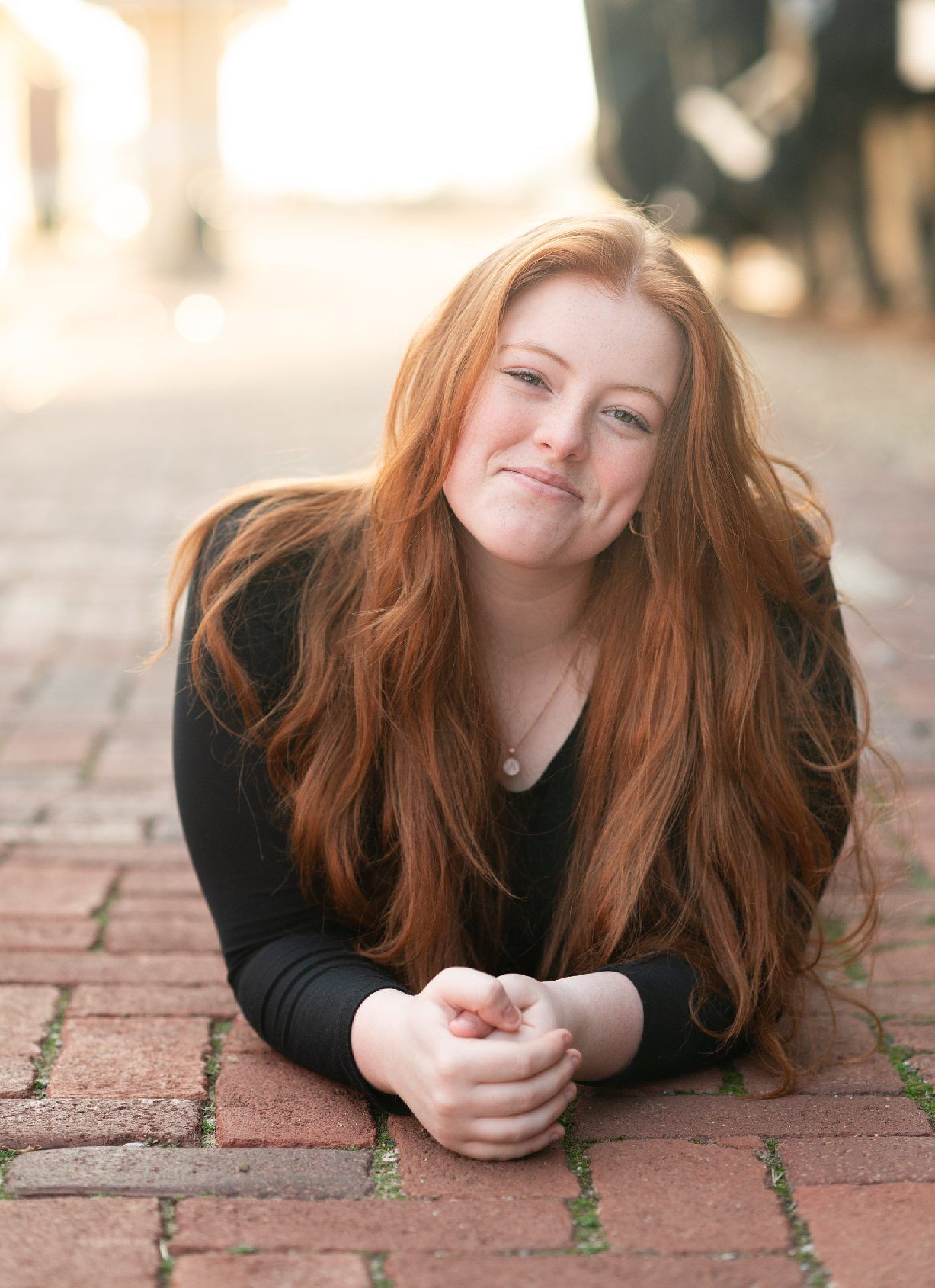 Audition Headshots of Teenage Girl taken in Downtown Bartlesville by Bartlesville Photographer Kristi Bray