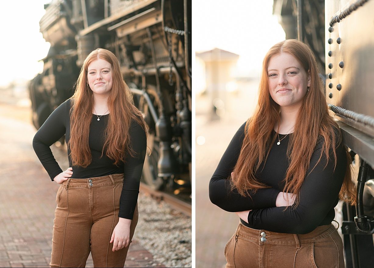 Audition Headshots of Teenage Girl taken in Downtown Bartlesville by Bartlesville Photographer Kristi Bray