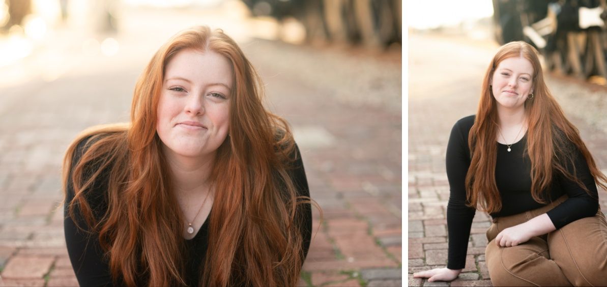 Audition Headshots of Teenage Girl taken in Downtown Bartlesville by Bartlesville Photographer Kristi Bray