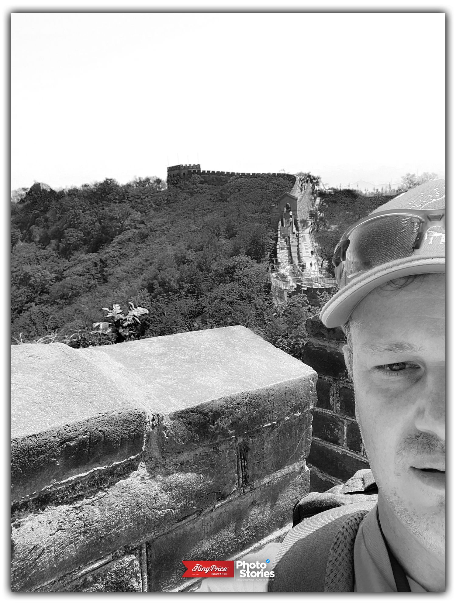 Anton on the Great Wall of China