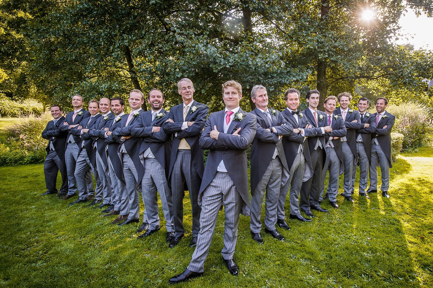Les garçons d'honneur au mariage au domaine de Béronsart