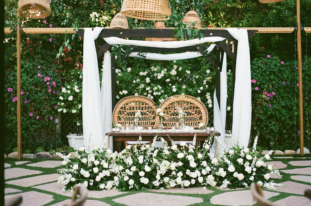 garden estate wedding by NC and CA wedding film photographer