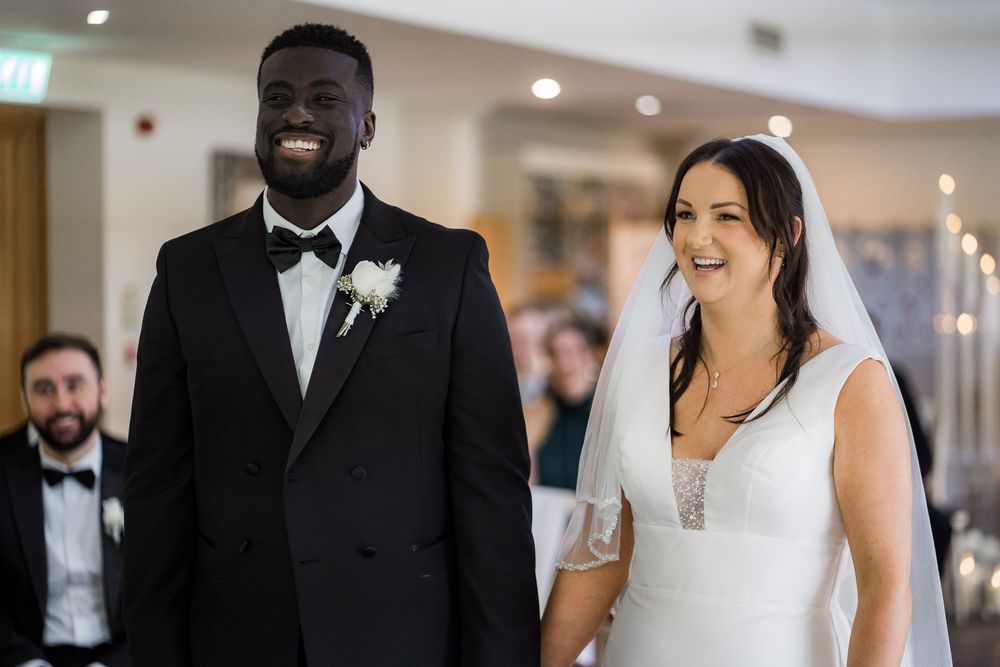 Wedding ceremony vows Kelham House Country Manor