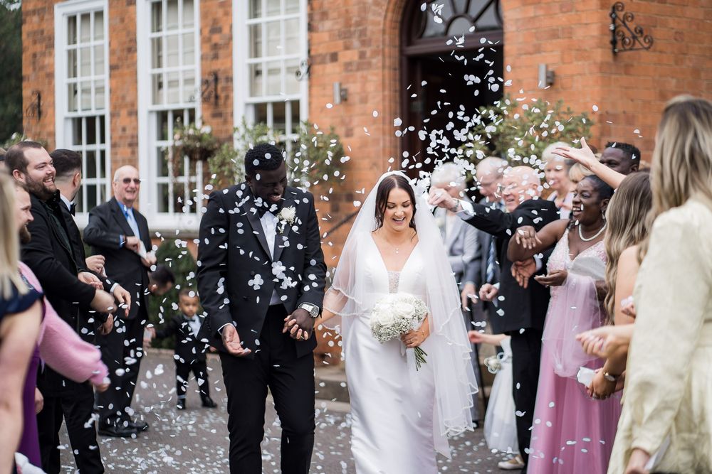 Wedding rings exchange ceremony Kelham House Newark