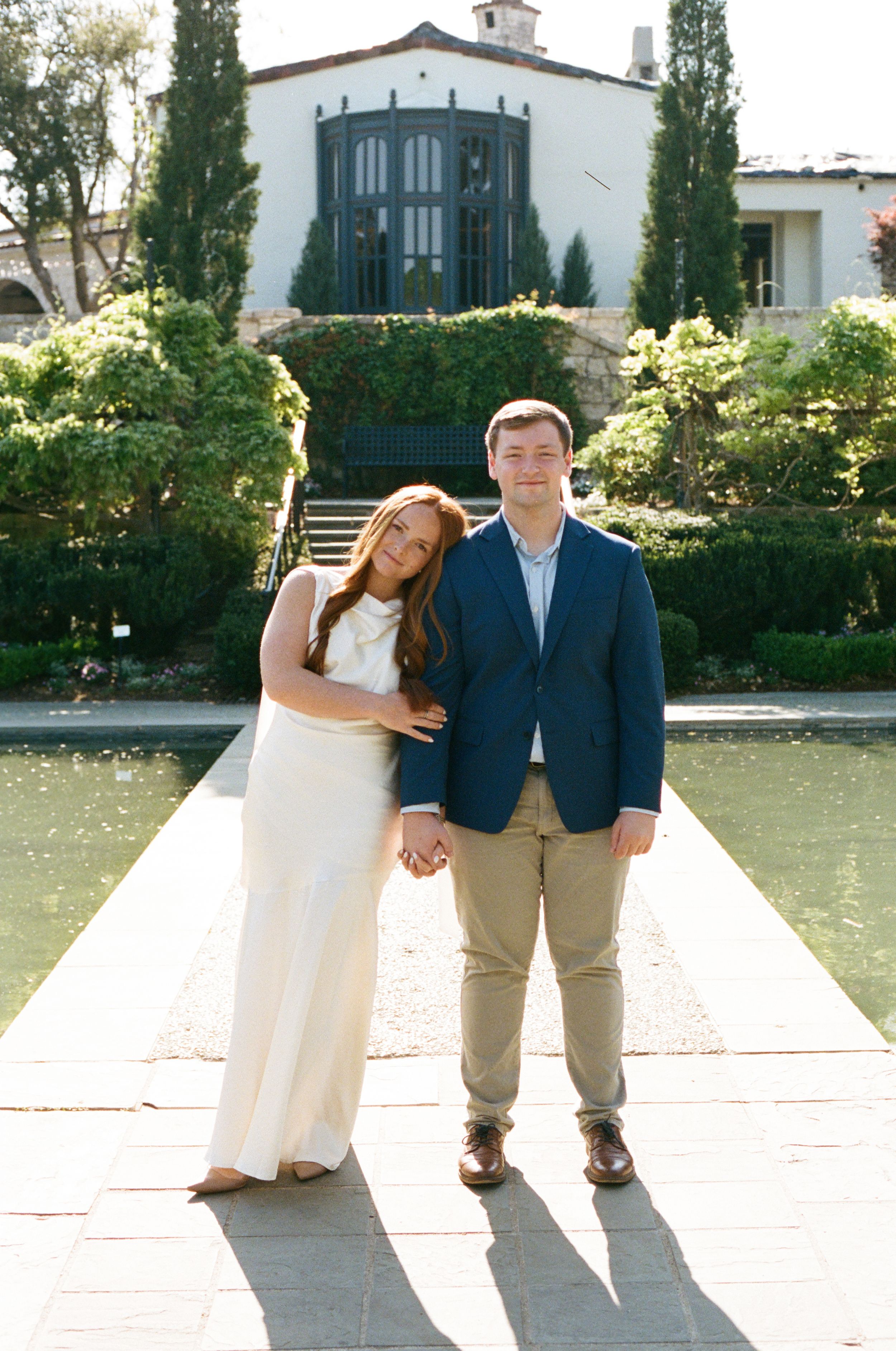 Oklahoma wedding photographer, Texas wedding photographer, film wedding photographer, engagement photographer, Dallas arboretum