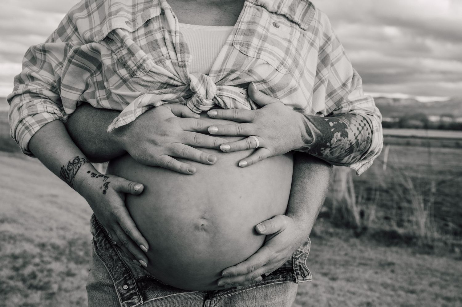 Baby announcement photos