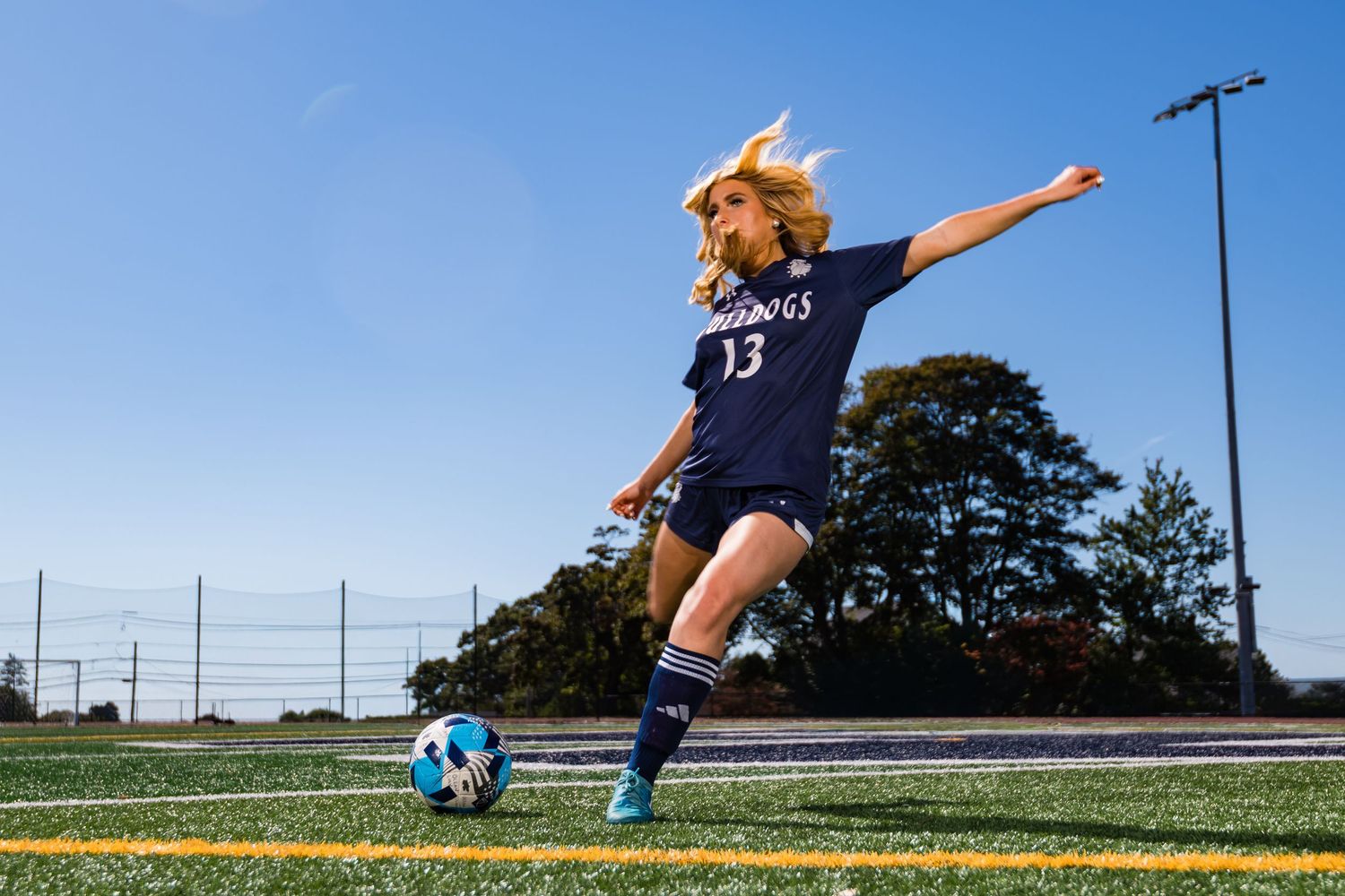 Sports photography Studio specializing in dramatic sports portraits.