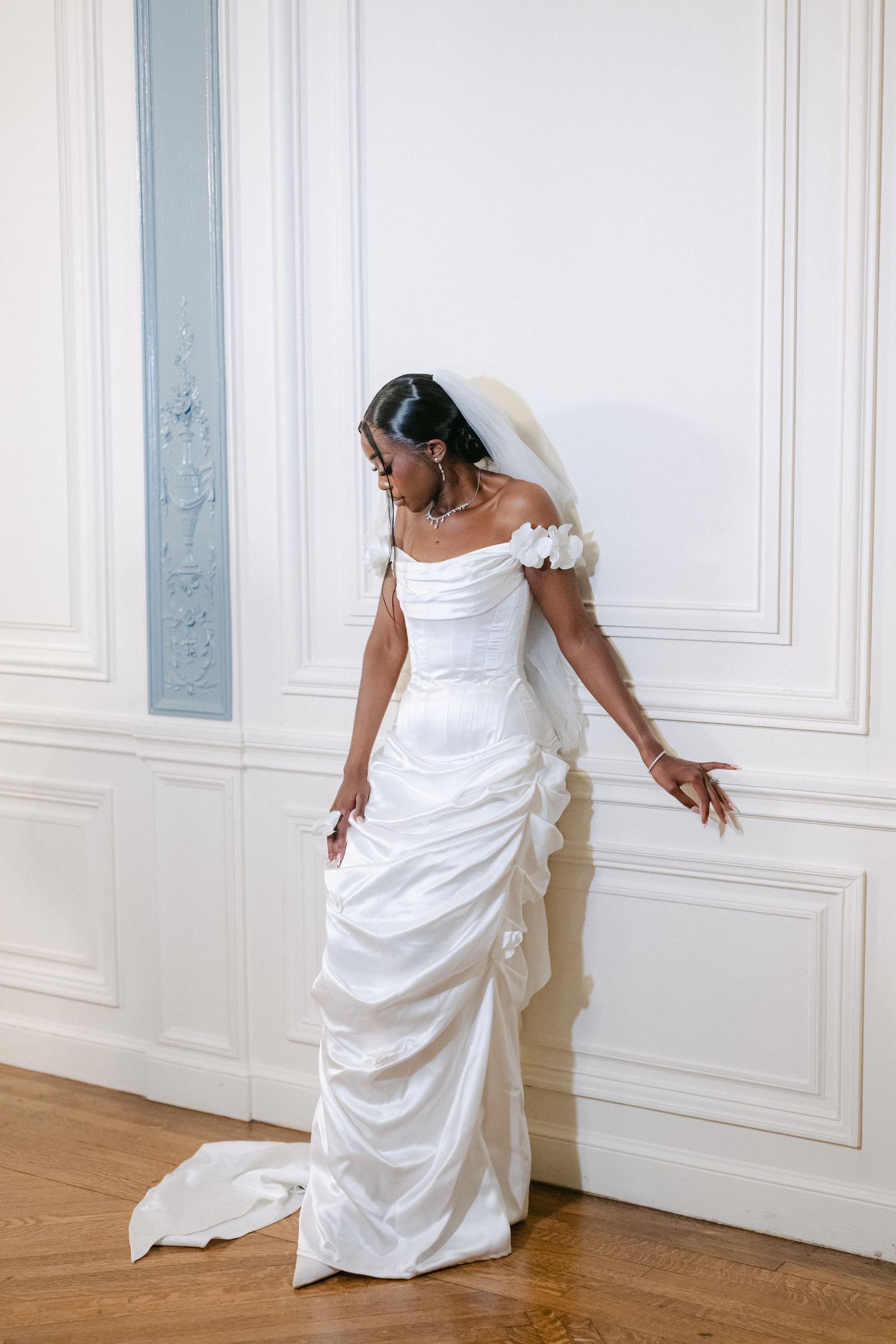 The Armour House Wedding in Lake Forest, IL - Reception Outfit Change Portraits