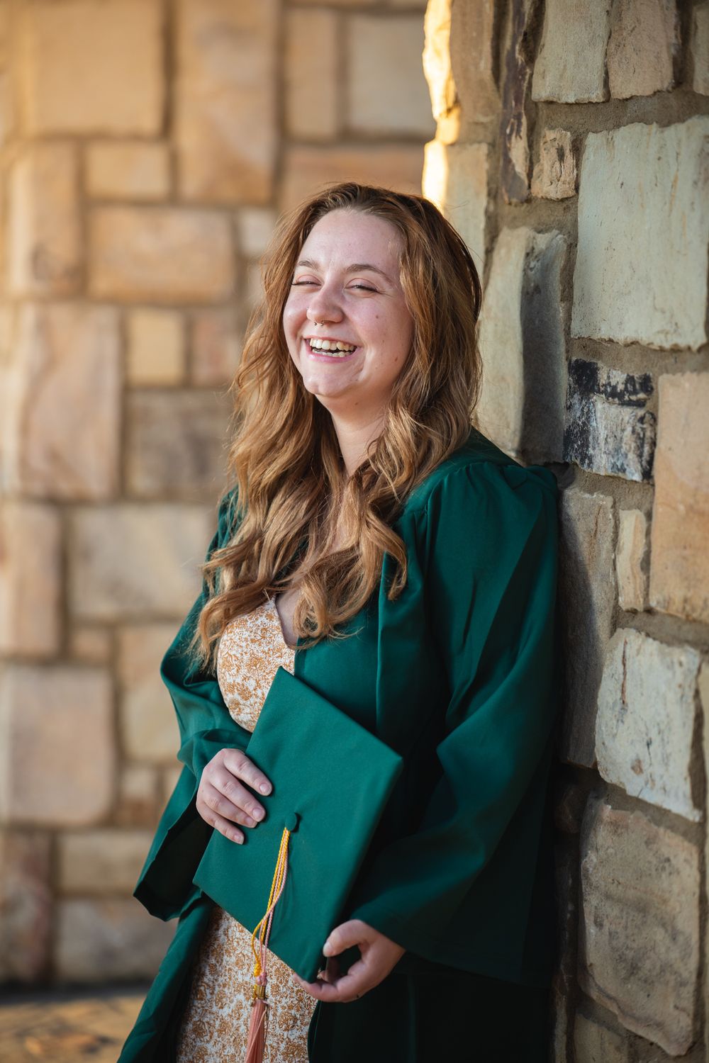 Senior graduation portrait session
