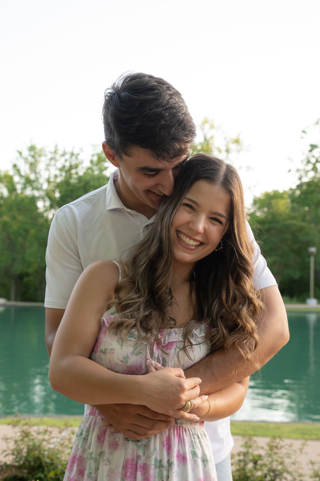 Couples photography capturing intimate moments and joyful connections in College Station, Texas.