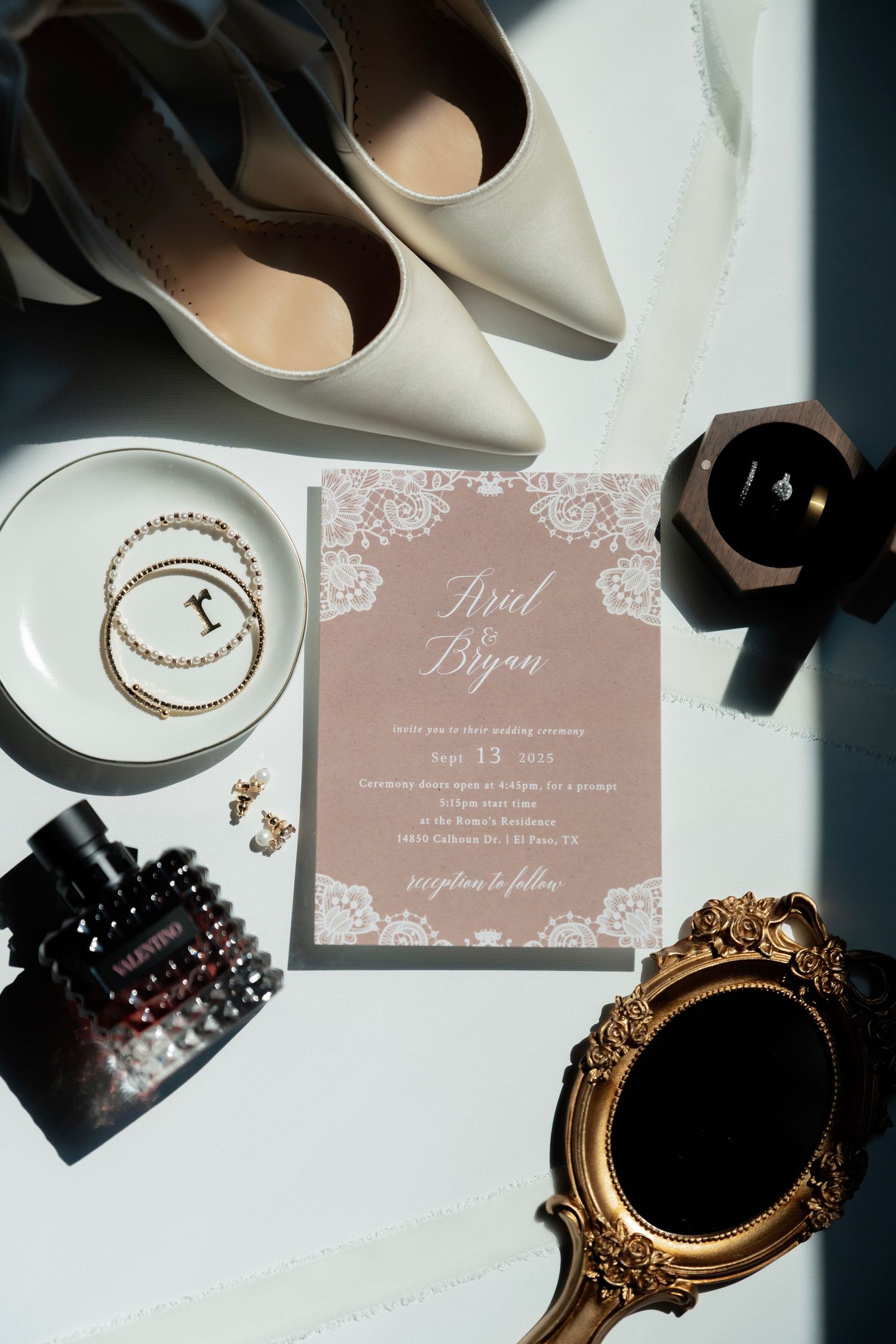 Backyard wedding in El Paso, TX