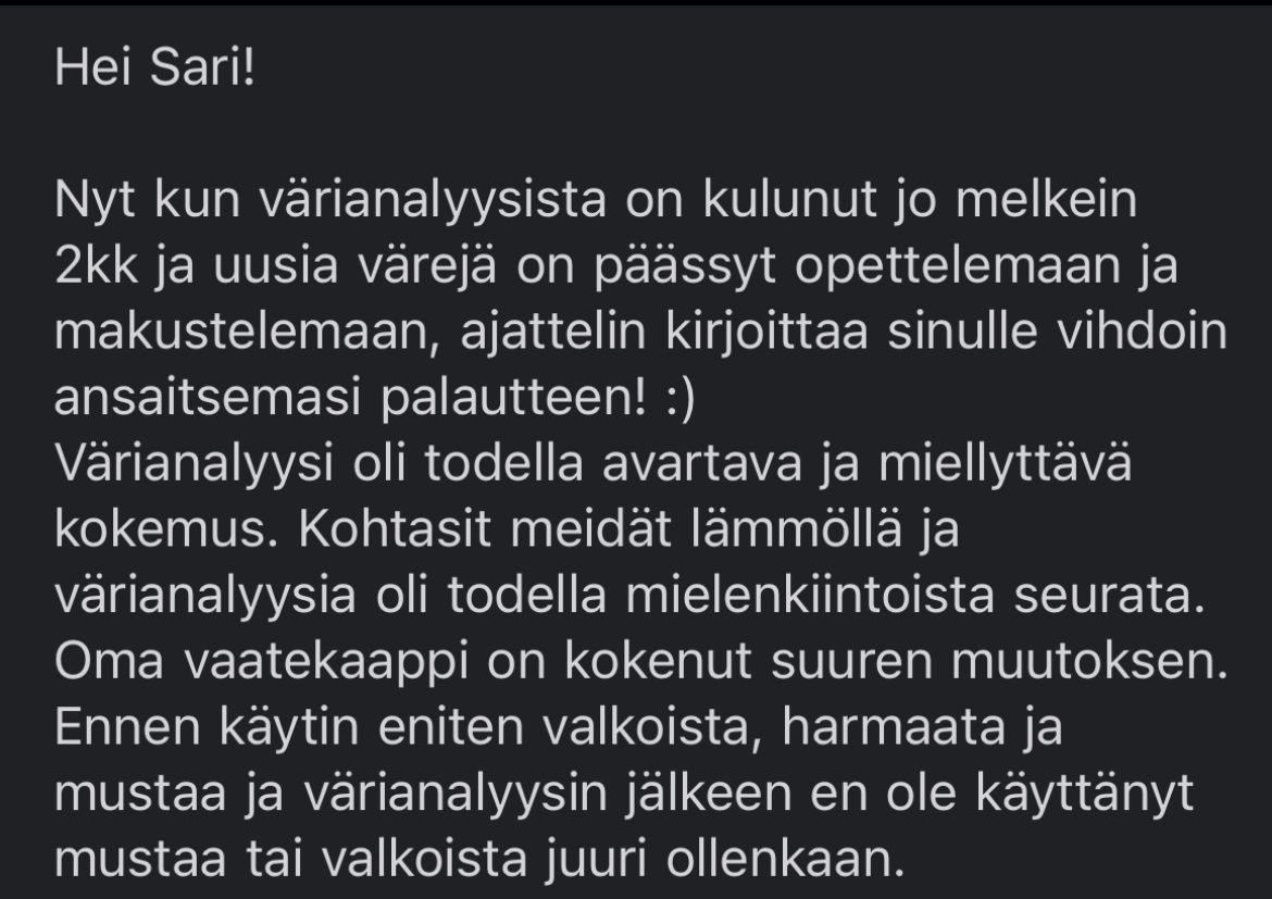 Paras Värianalyysi Helsinki