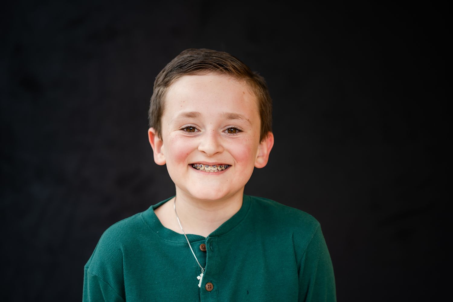 personality portrait of a young boy smiling