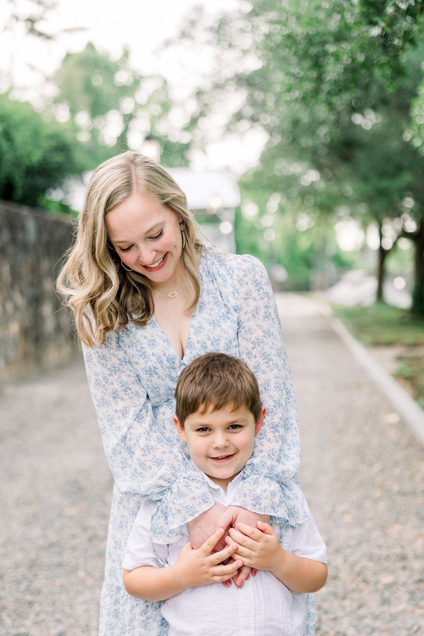 Outdoor motherhood and family photography session in Augusta Georgia