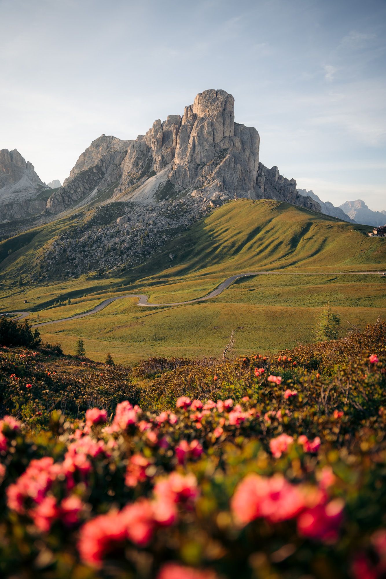 Passo Giau, montagnes dans les dolomites