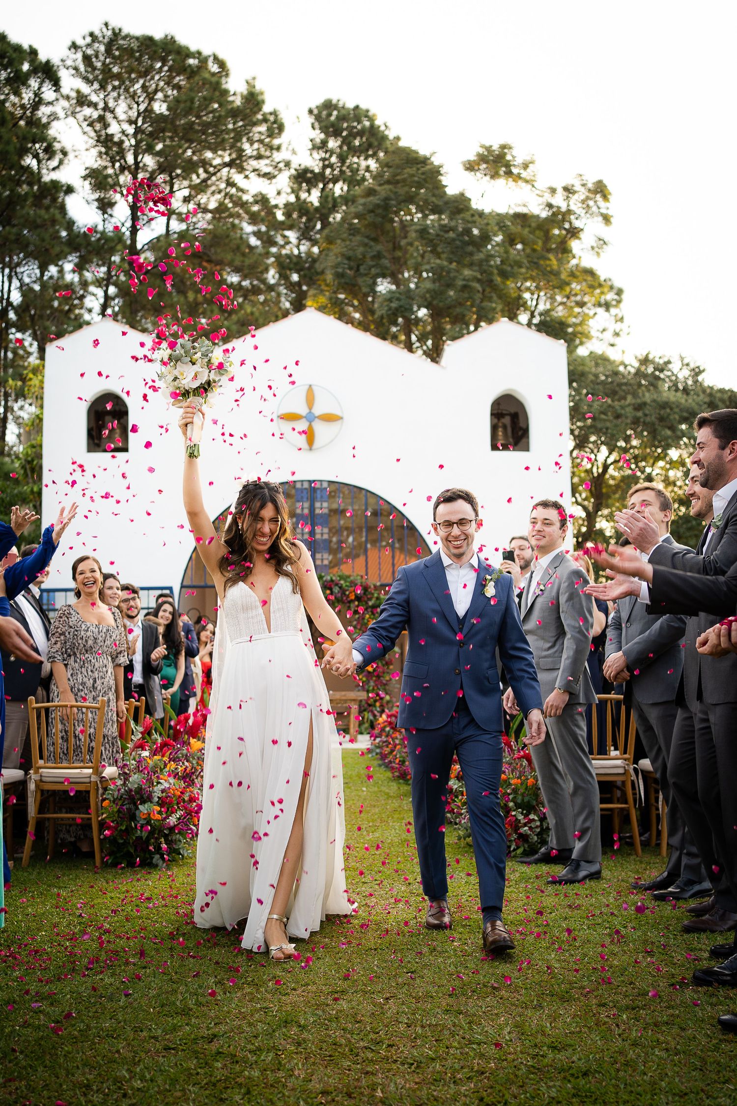 casamento ao ar livre no villa della luce em itu