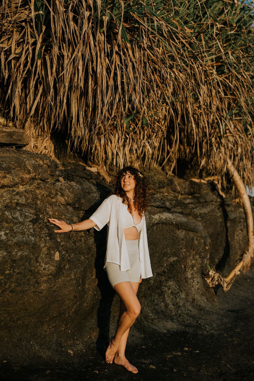 Lifestyle personal branding photography at Seseh Beach, Bali.