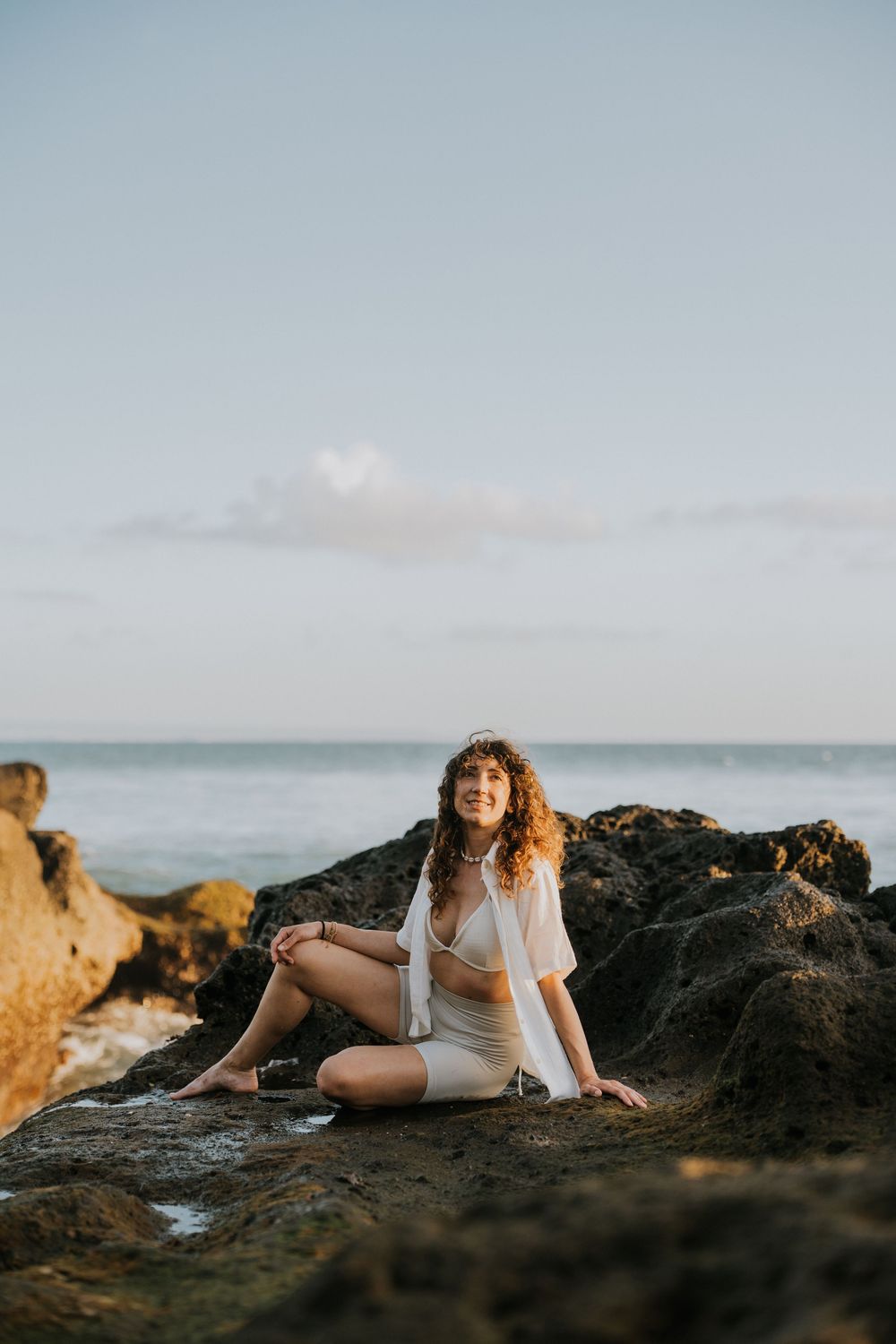 Lifestyle personal branding photography at Seseh Beach, Bali.