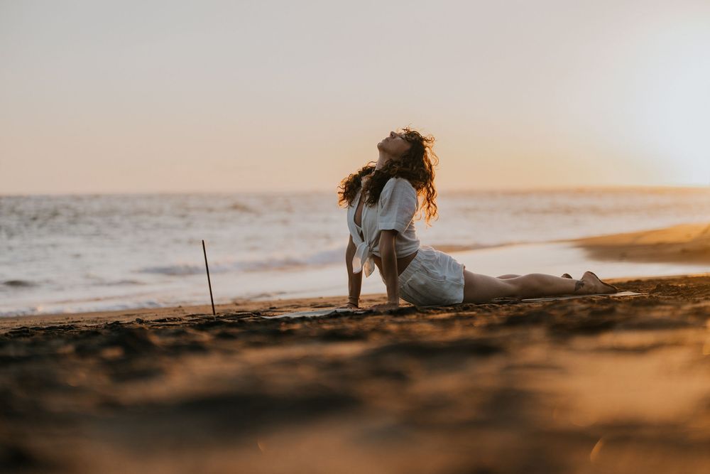 Lifestyle personal branding photography at Seseh Beach, Bali.