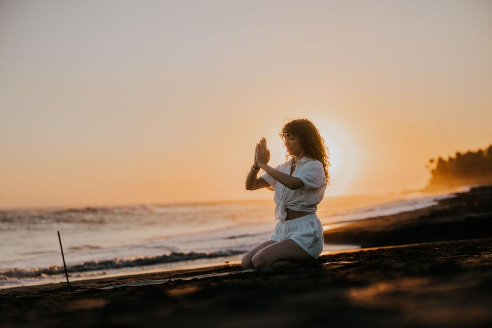 Lifestyle personal branding photography at Seseh Beach, Bali.