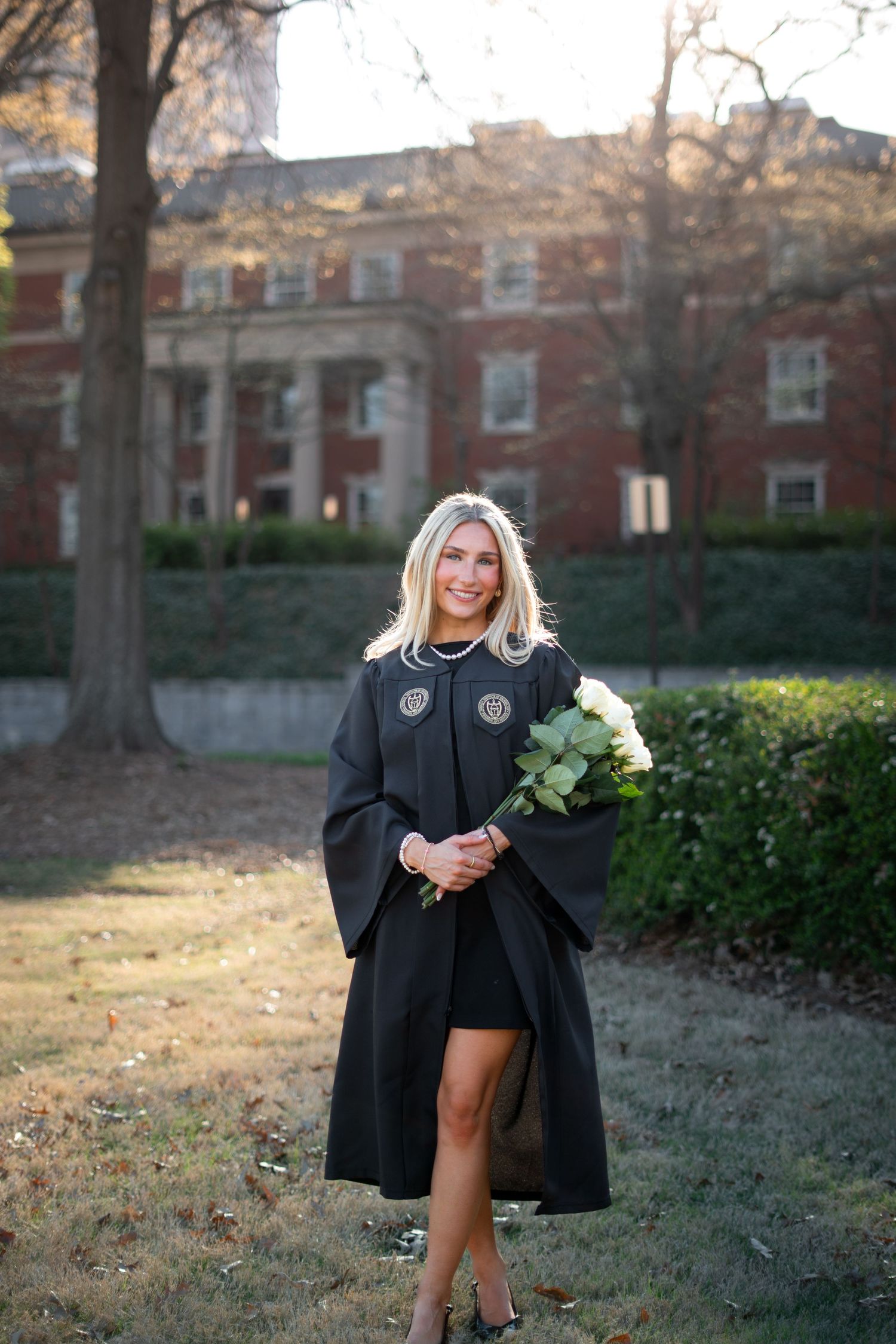 Georgia Tech student grad photos in atlanta Georgia before commencement