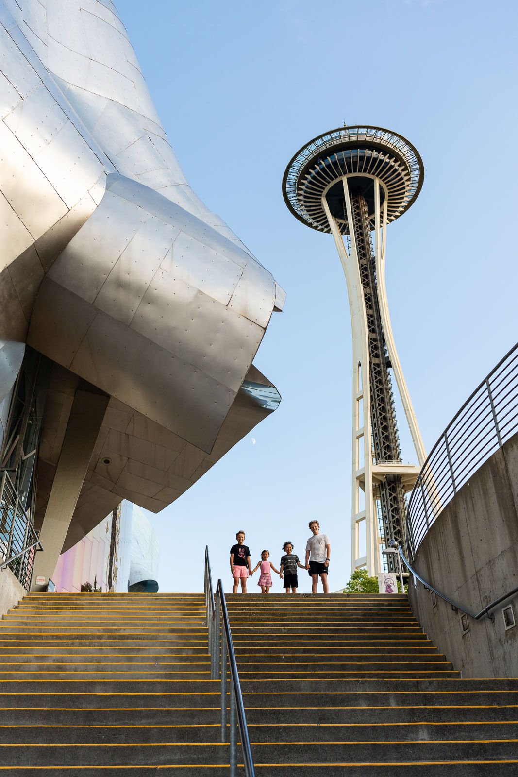 Portrait in front of Space Needle.