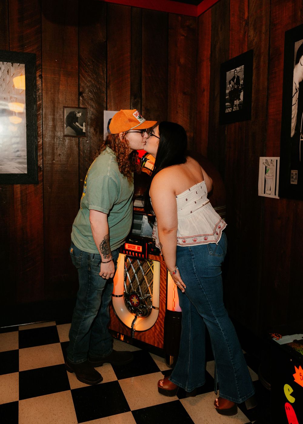 Retro Diner Engagement Shoot