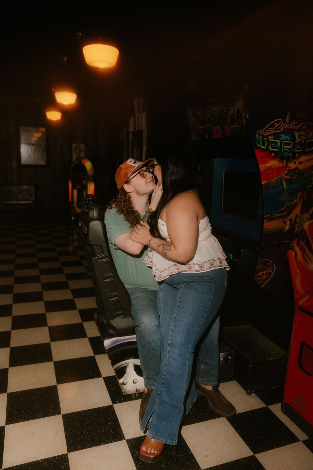 Retro Diner Engagement Shoot