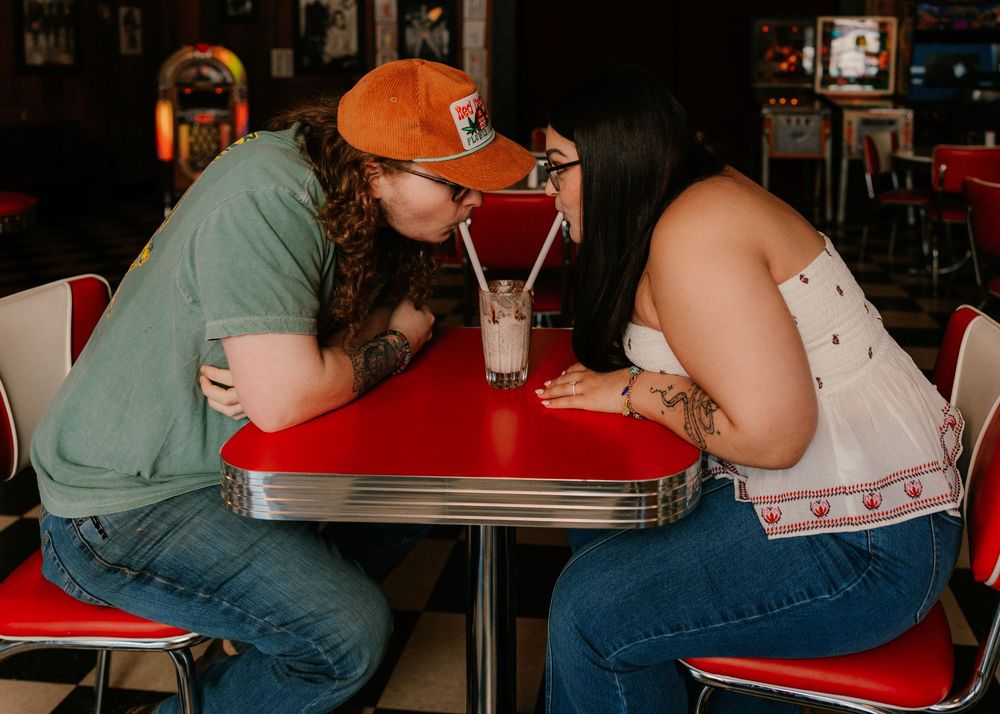 Diner Engagement Shoot