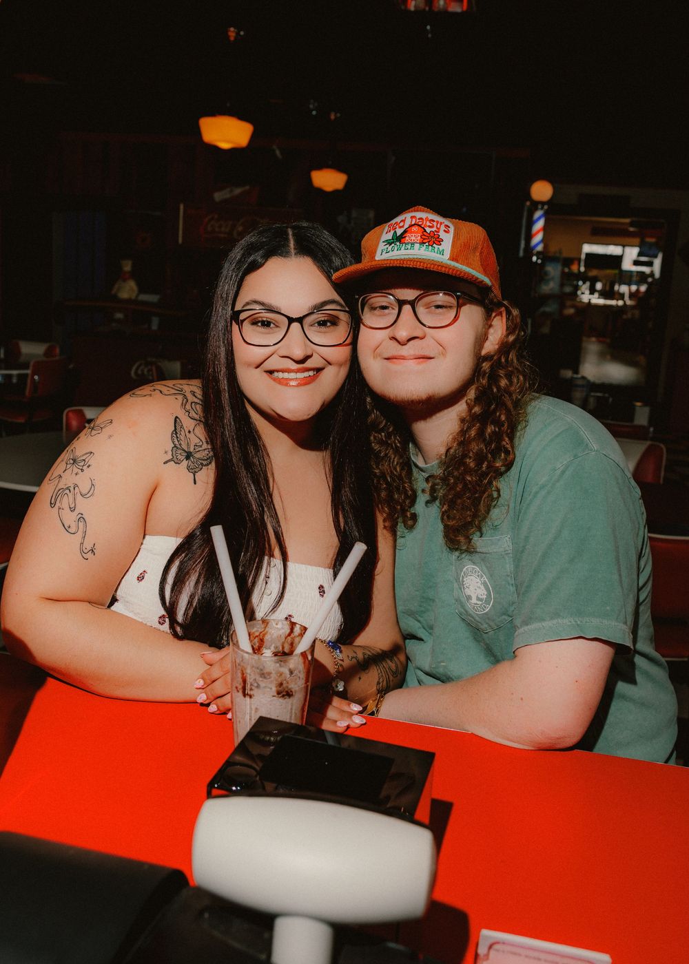Retro Diner Engagement Shoot