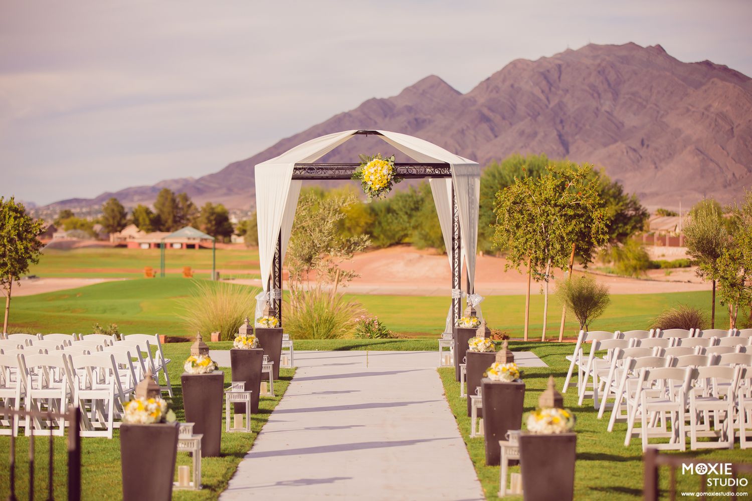 DragonRidge Country Club wedding ceremony Henderson Nevada