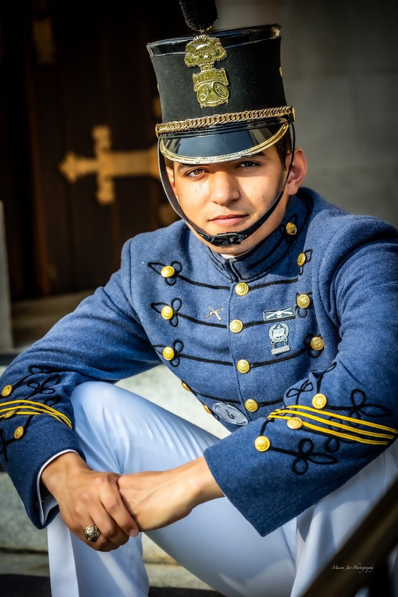 MASON JAR PHOTOGRAPHY AND THE CITADEL SENIOR PORTRAITS IS AN AFFORDABLE AND GREAT CHOICE FOR YOUR SENIOR CADET GRADUATING.