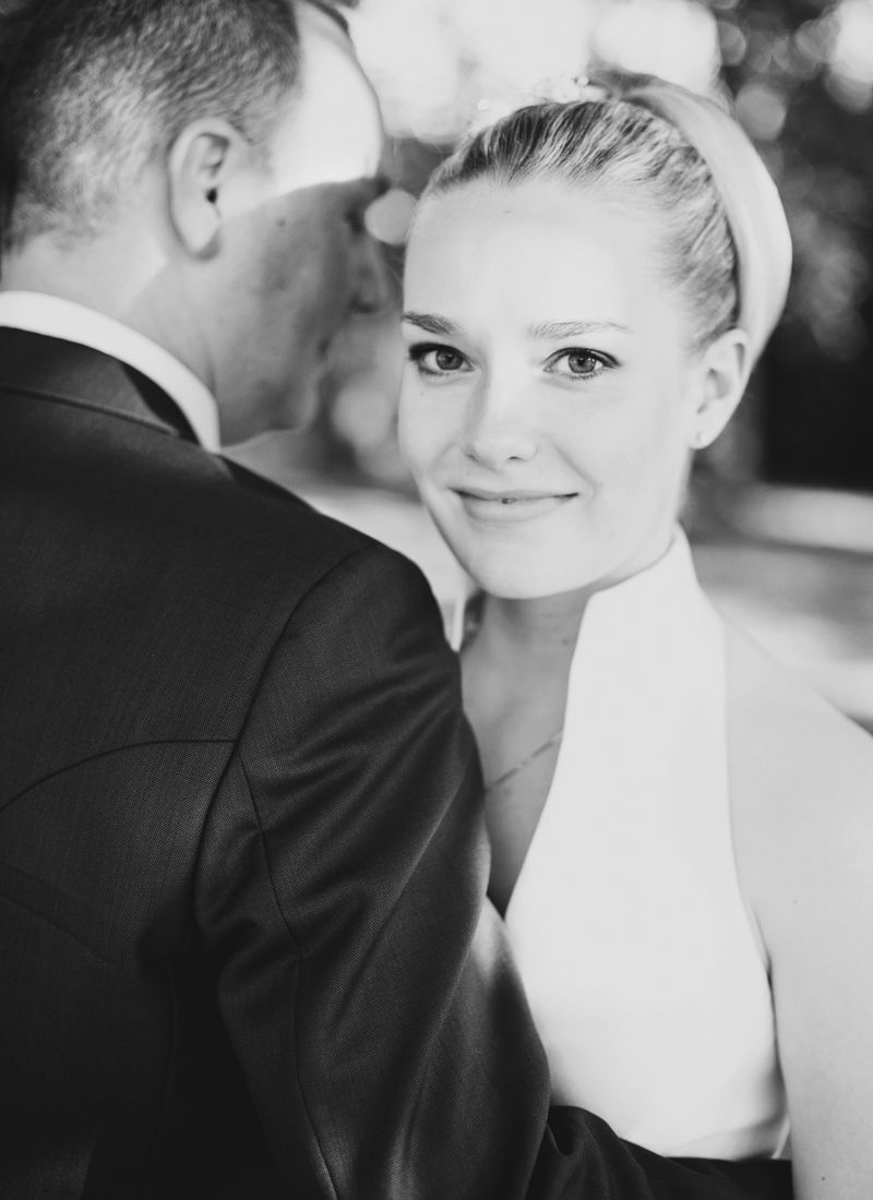 Bride portrait during a destination wedding at Château de Santeny near Paris