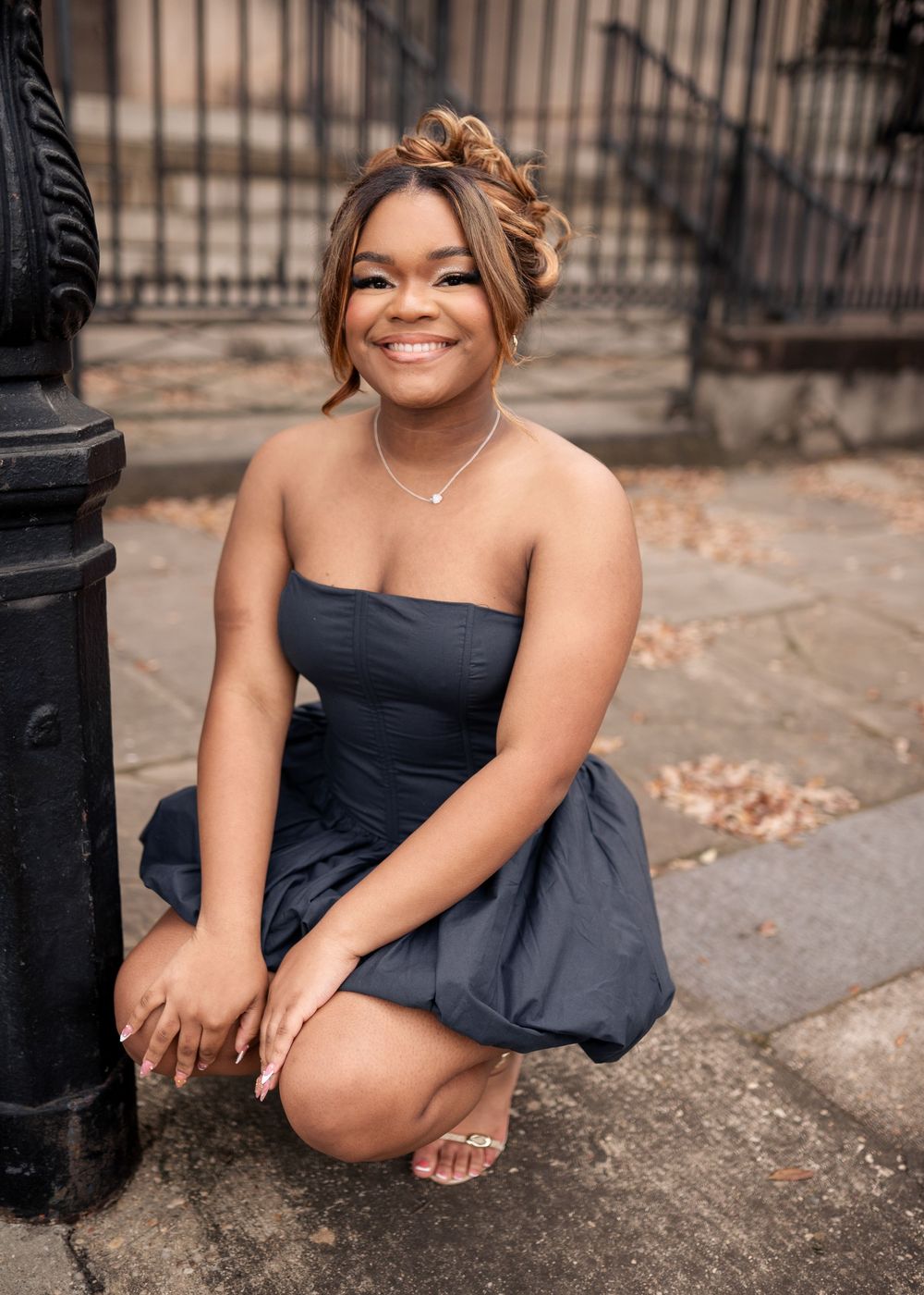 Downtown senior photoshoot